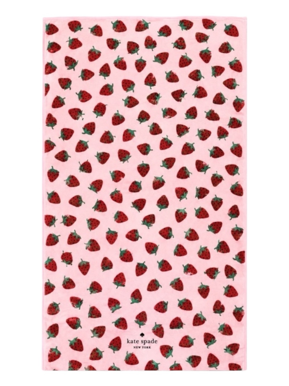🆕 Kate Spade Oversized Strawberry Beach Towel